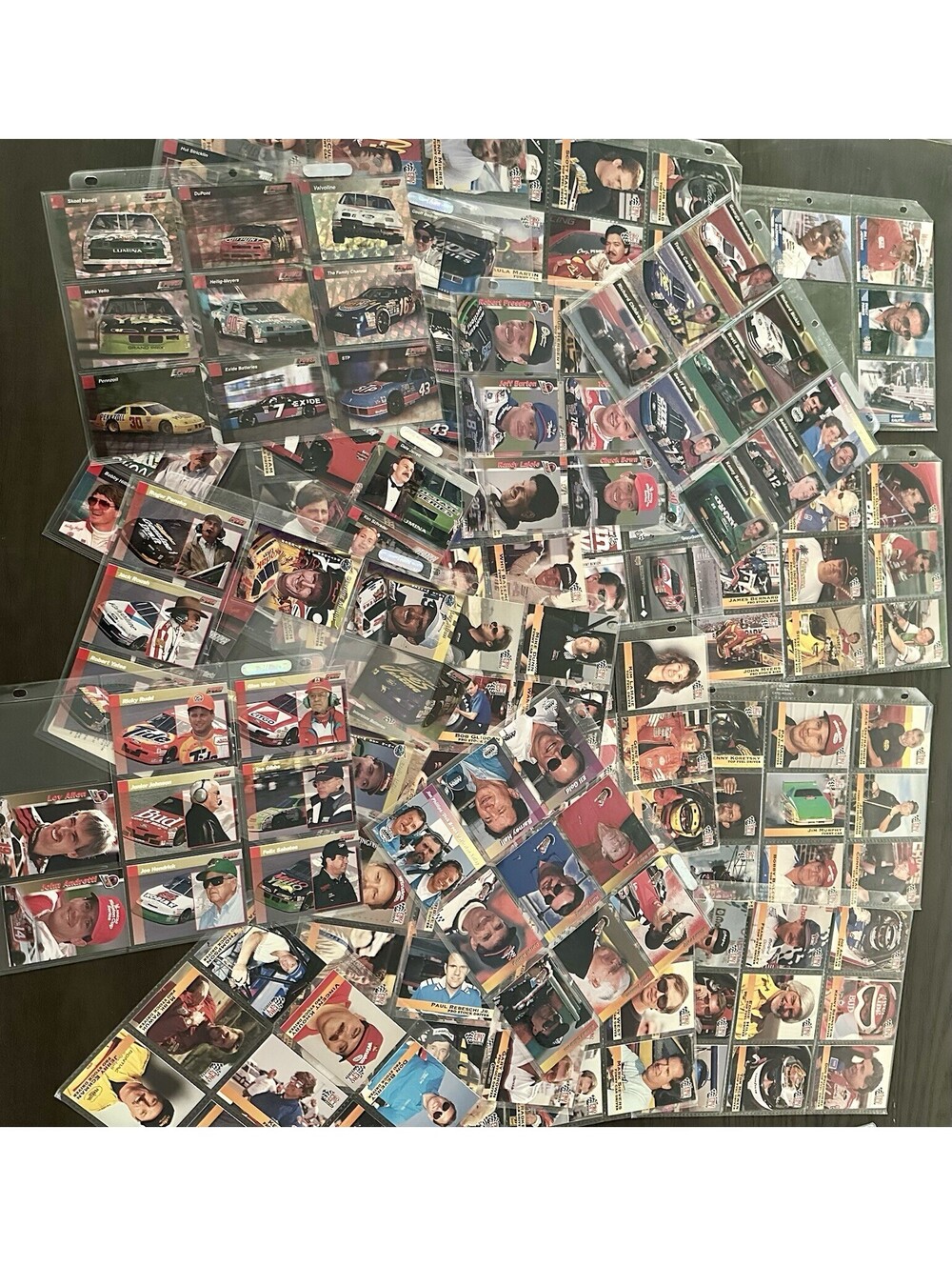 Huge NASCAR Racing Card Lot 300+ Pro Set Maxx Upper Deck NHRA Binder Collection